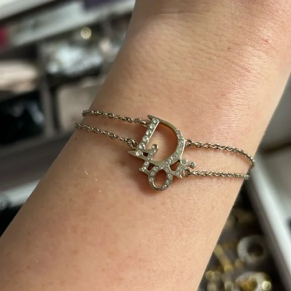 Dior | Jewelry | Authentic Dior Logo Bracelet | Poshmark